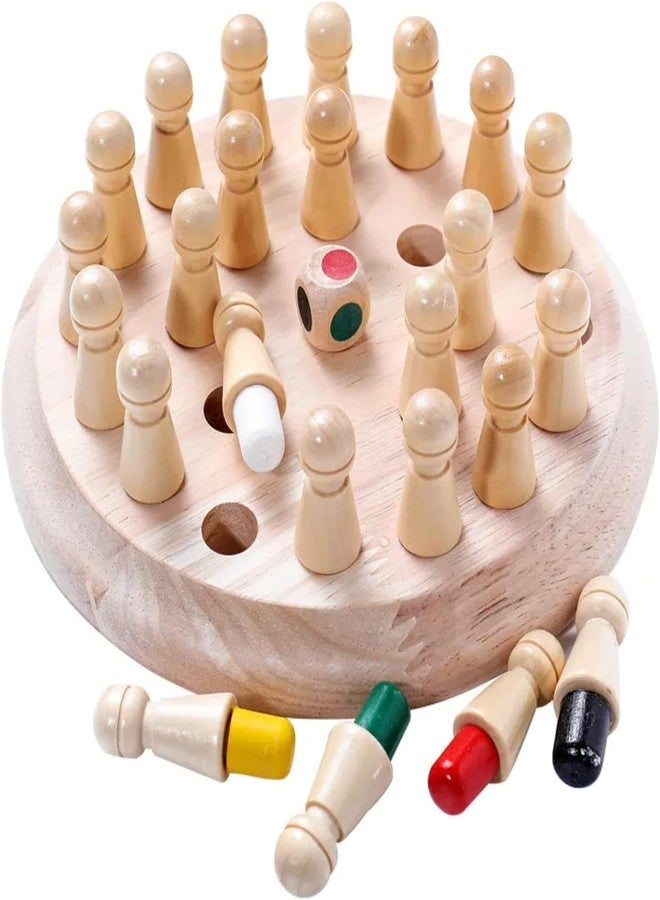 Bittern Wooden Memory Match Stick Chess Game, BLOWEST Colorful Memory Chess, Funny Block Board Game, Early Educational Toy, Brain Training Games for Kids - Image 5